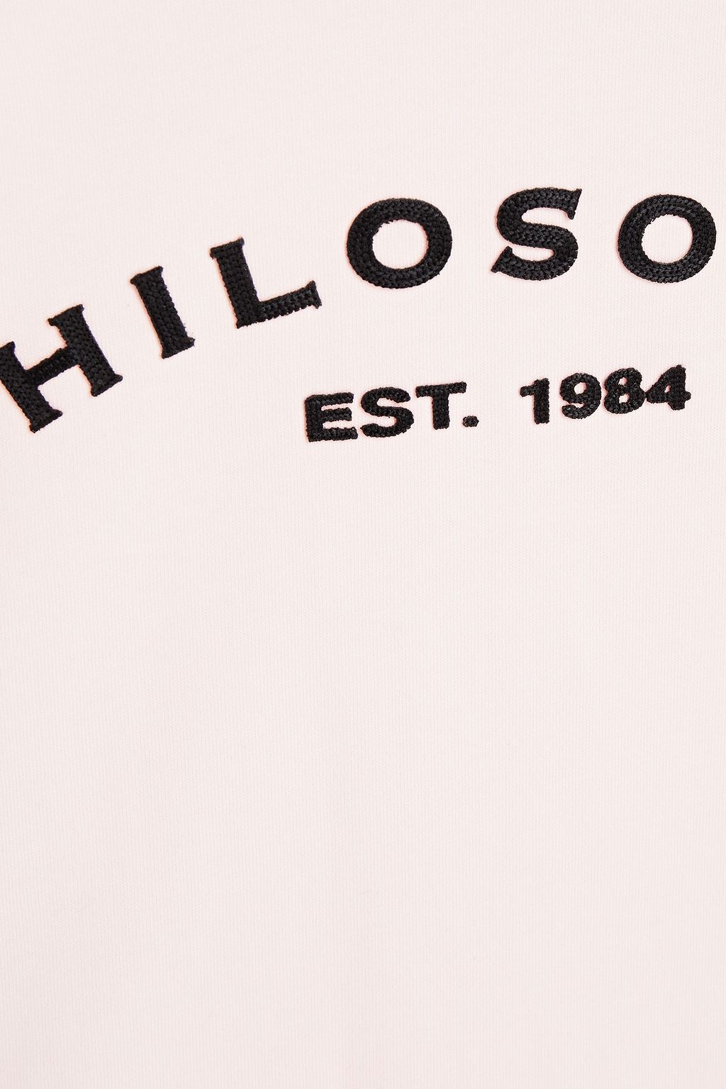 PHILOSOPHY DI LORENZO SERAFINI Embroidered cotton-jersey T-shirt
