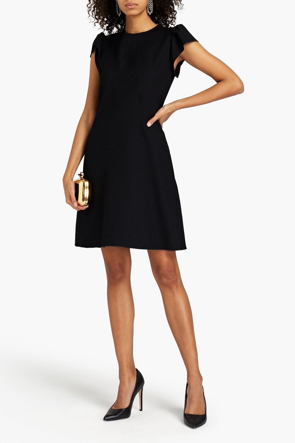 GIAMBATTISTA VALLI Flared wool dress