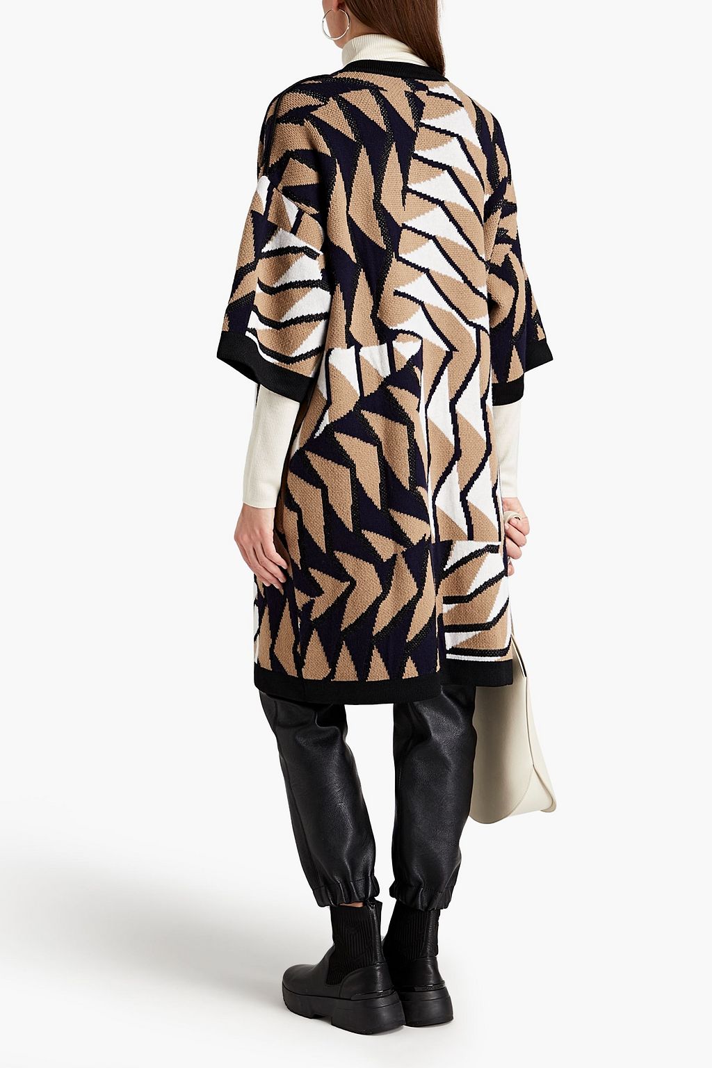 M MISSONI Jacquard-knit wool cardigan
