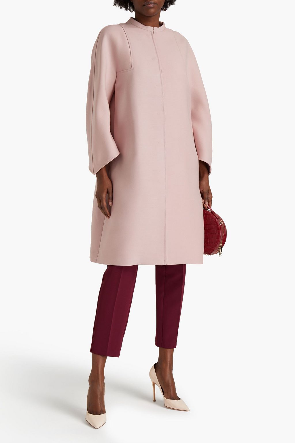 VALENTINO GARAVANI Wool and silk-blend coat