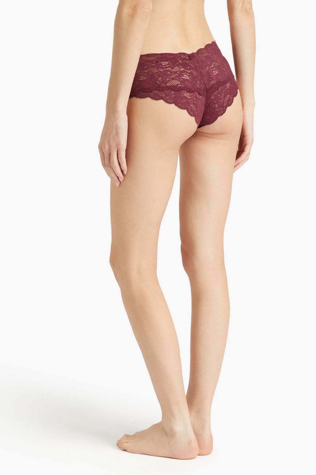 COSABELLA Set of two stretch-lace mid-rise briefs