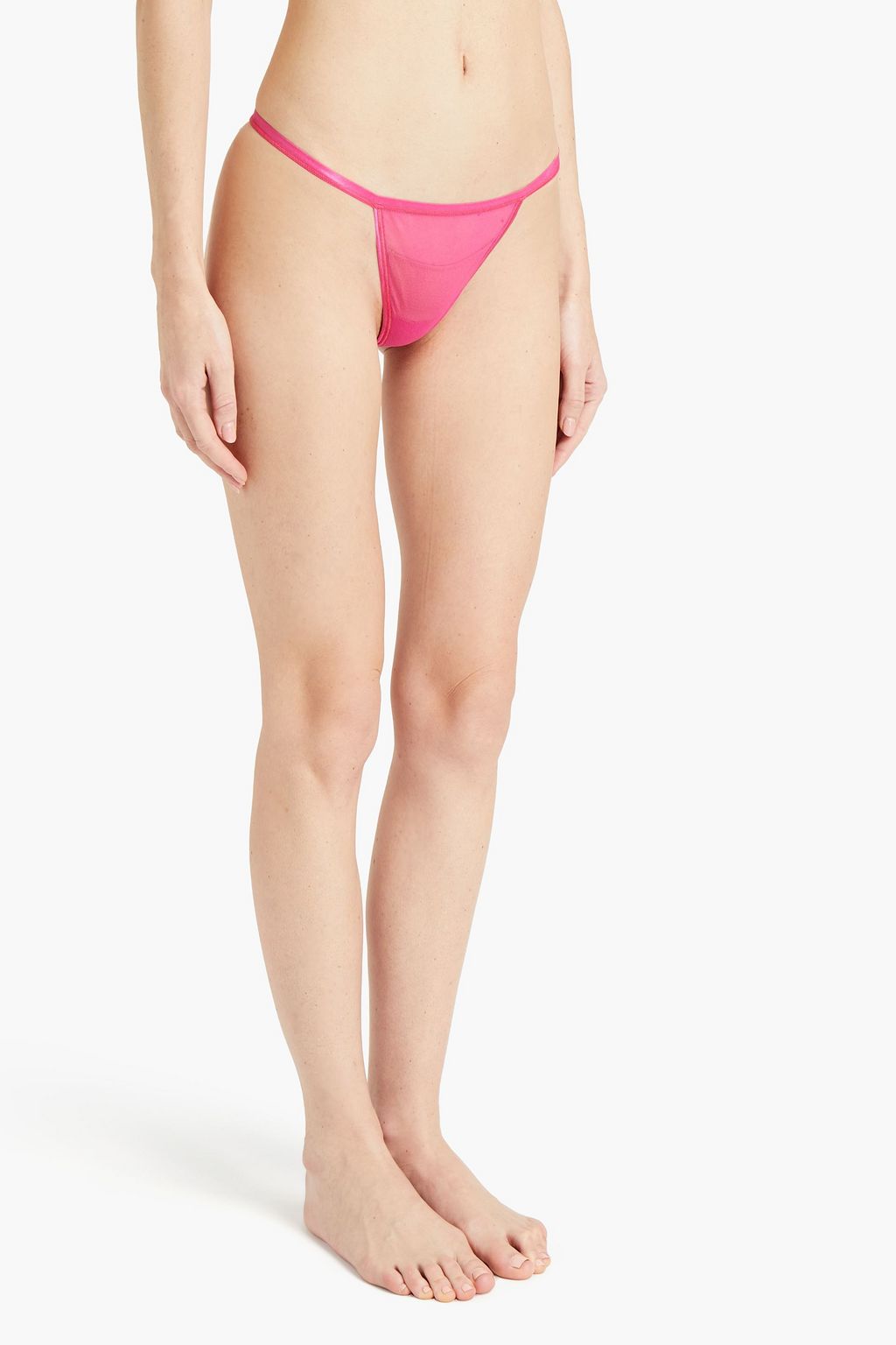 COSABELLA Soire Confidence set of two mesh low-rise thong