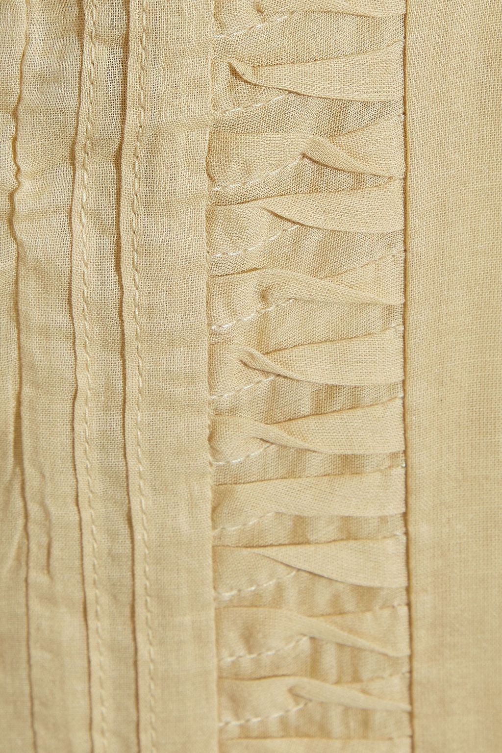MARANT ÉTOILE Laraya pleated cotton-voile mini-skirt