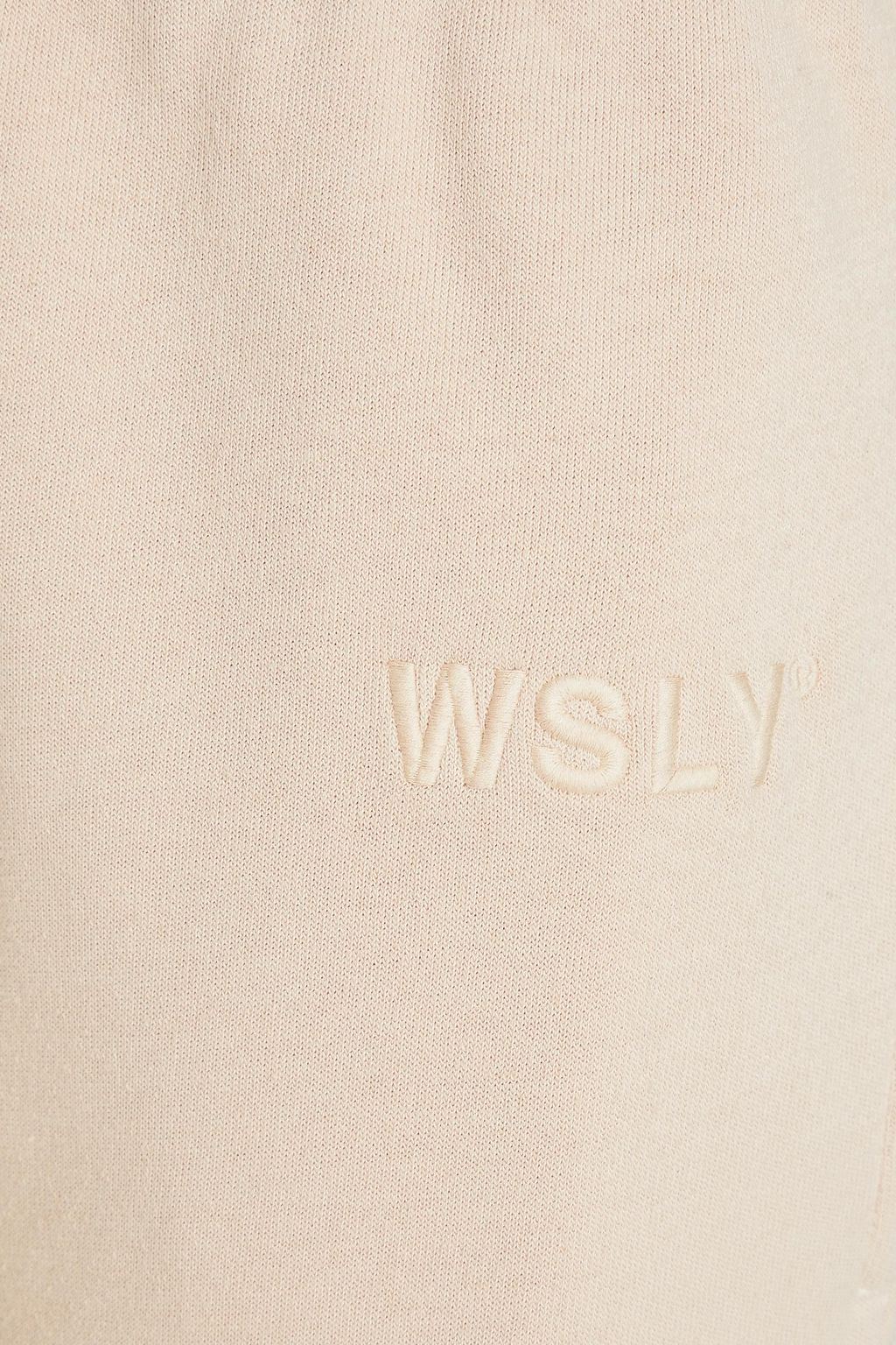 WSLY The Ecosoft tie-dyed organic cotton-blend fleece track pants