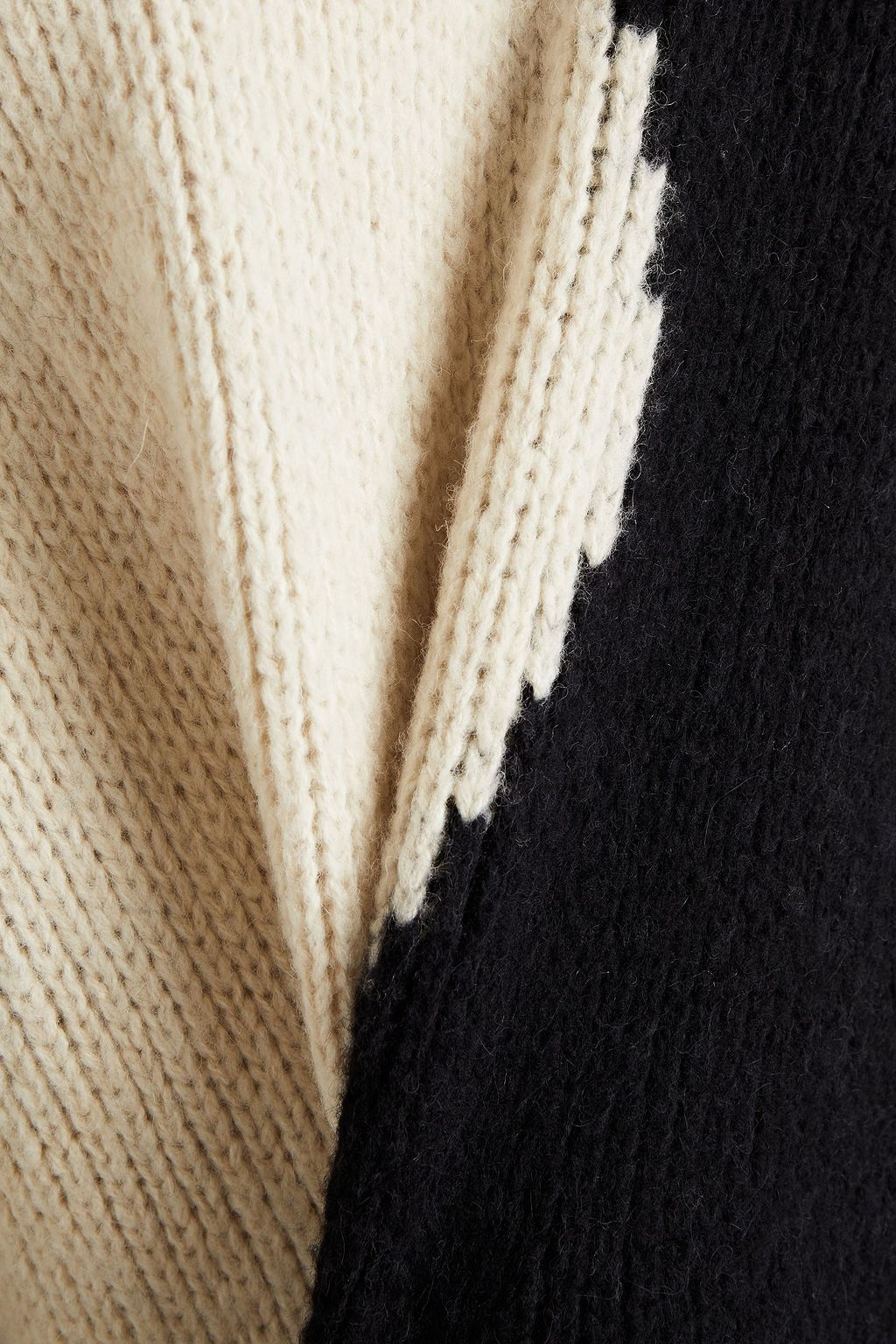 VALENTINO GARAVANI Intarsia-knit cotton, alpaca, wool and cashmere-blend sweater