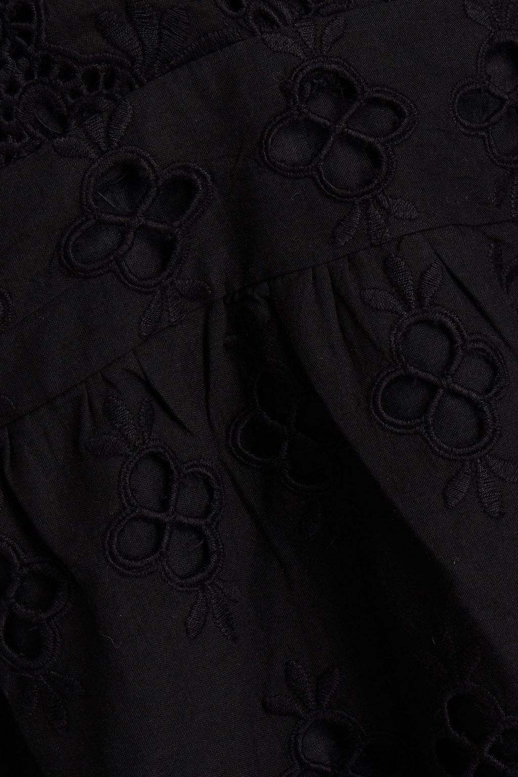 ANTIK BATIK Sangalo open-back broderie anglaise cotton blouse