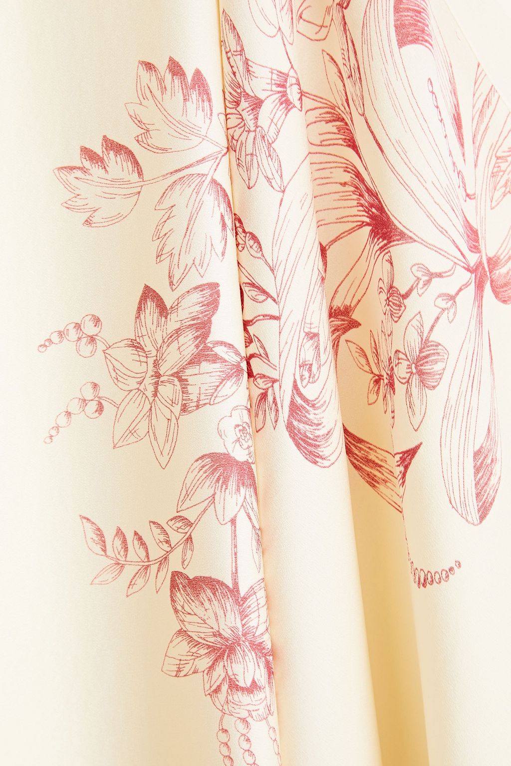CARINE GILSON Floral-print silk nightdress