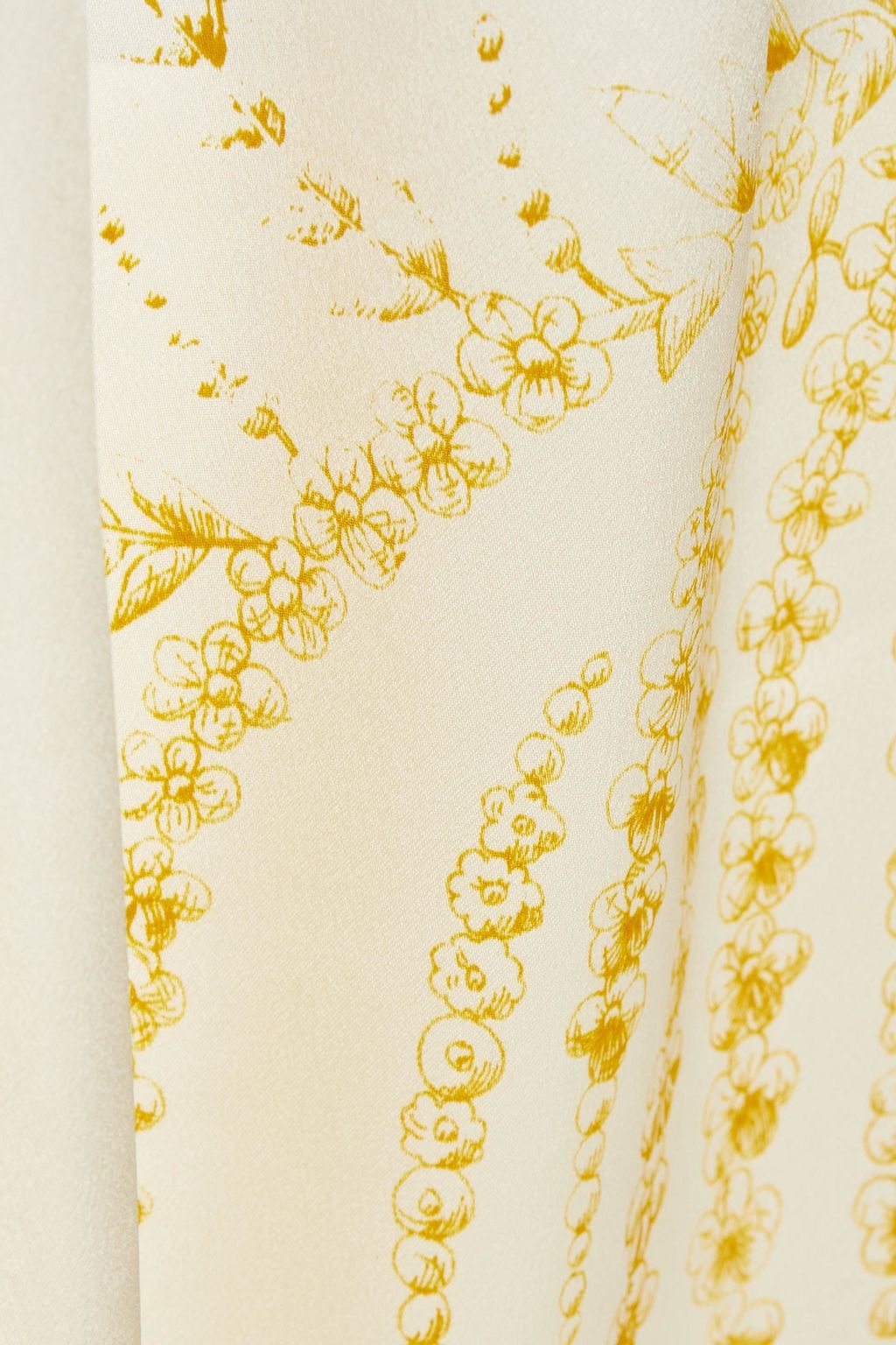 CARINE GILSON Belted floral-print silk-satin kimono