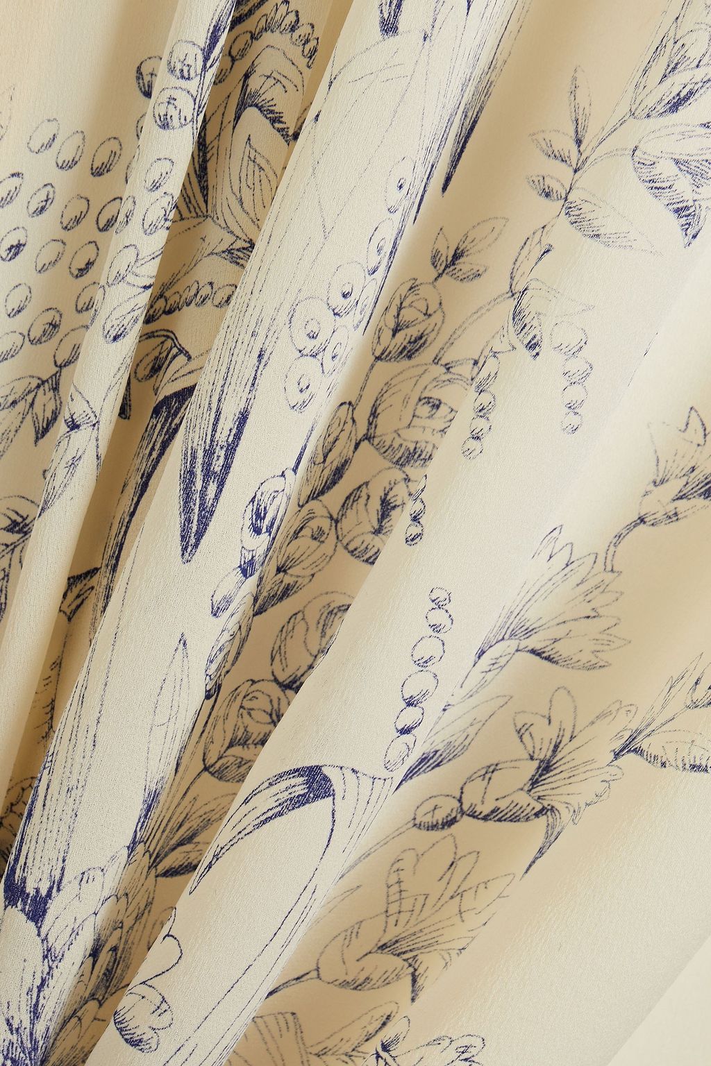 CARINE GILSON Floral-print silk nightdress