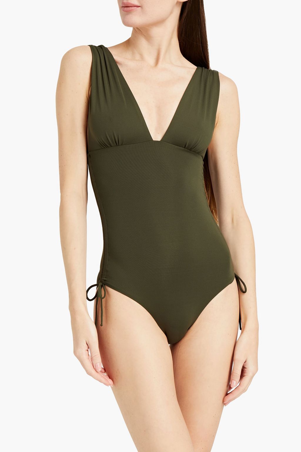 MELISSA ODABASH Chile leopard-print swimsuit