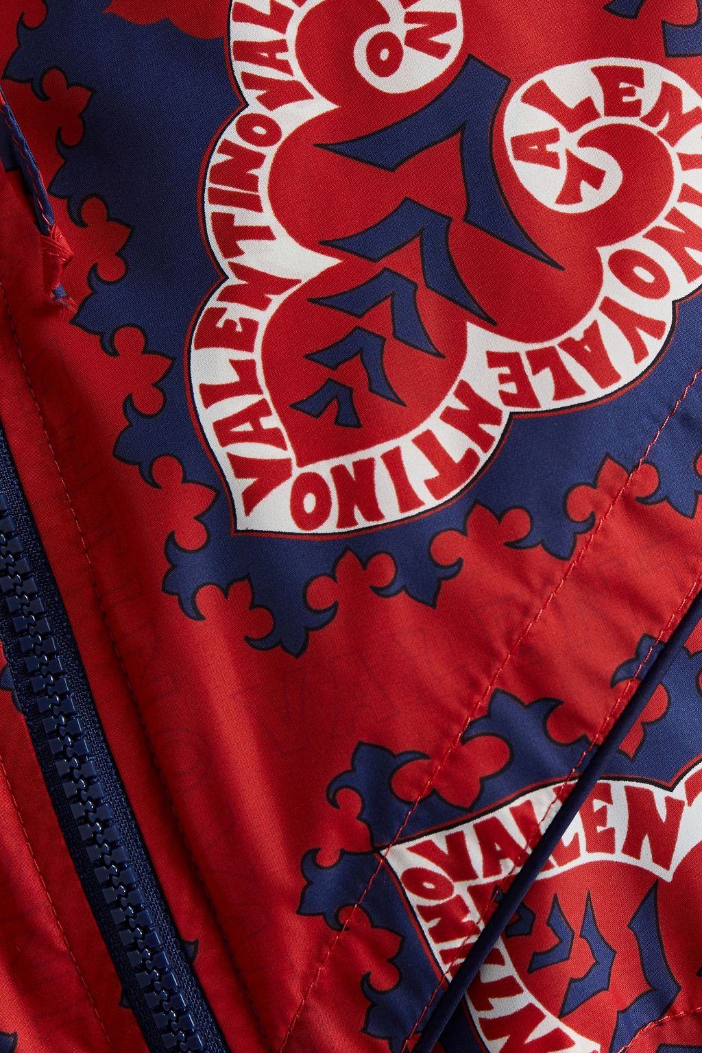 VALENTINO GARAVANI Printed hooded shell jacket