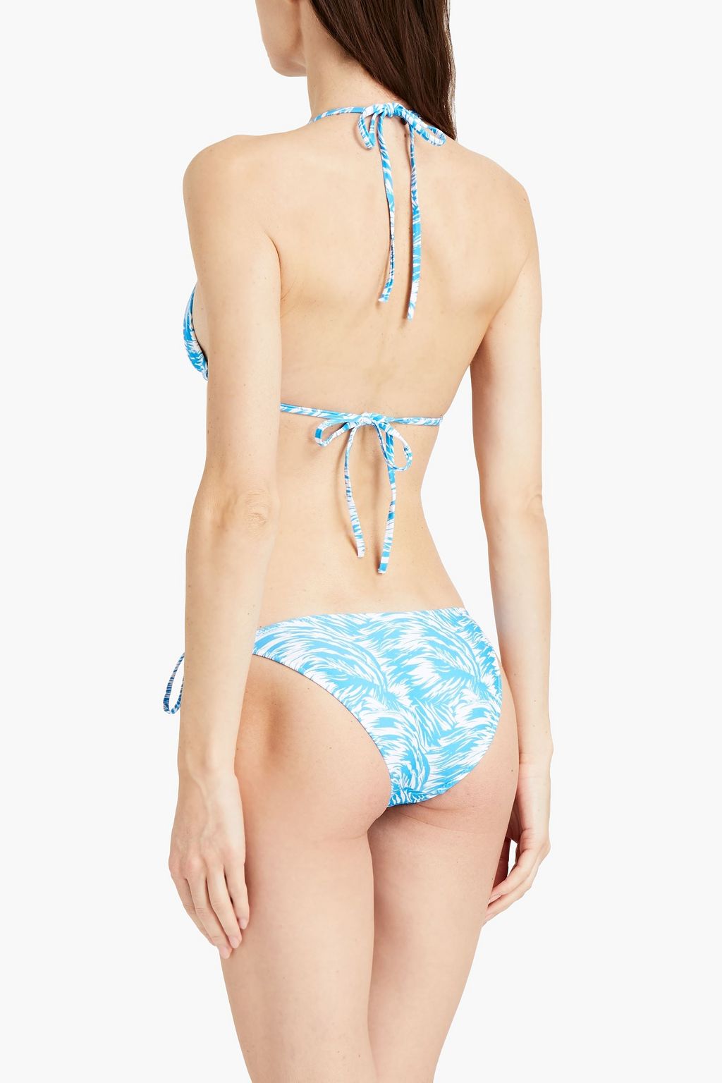 MELISSA ODABASH Cancun printed triangle bikini top