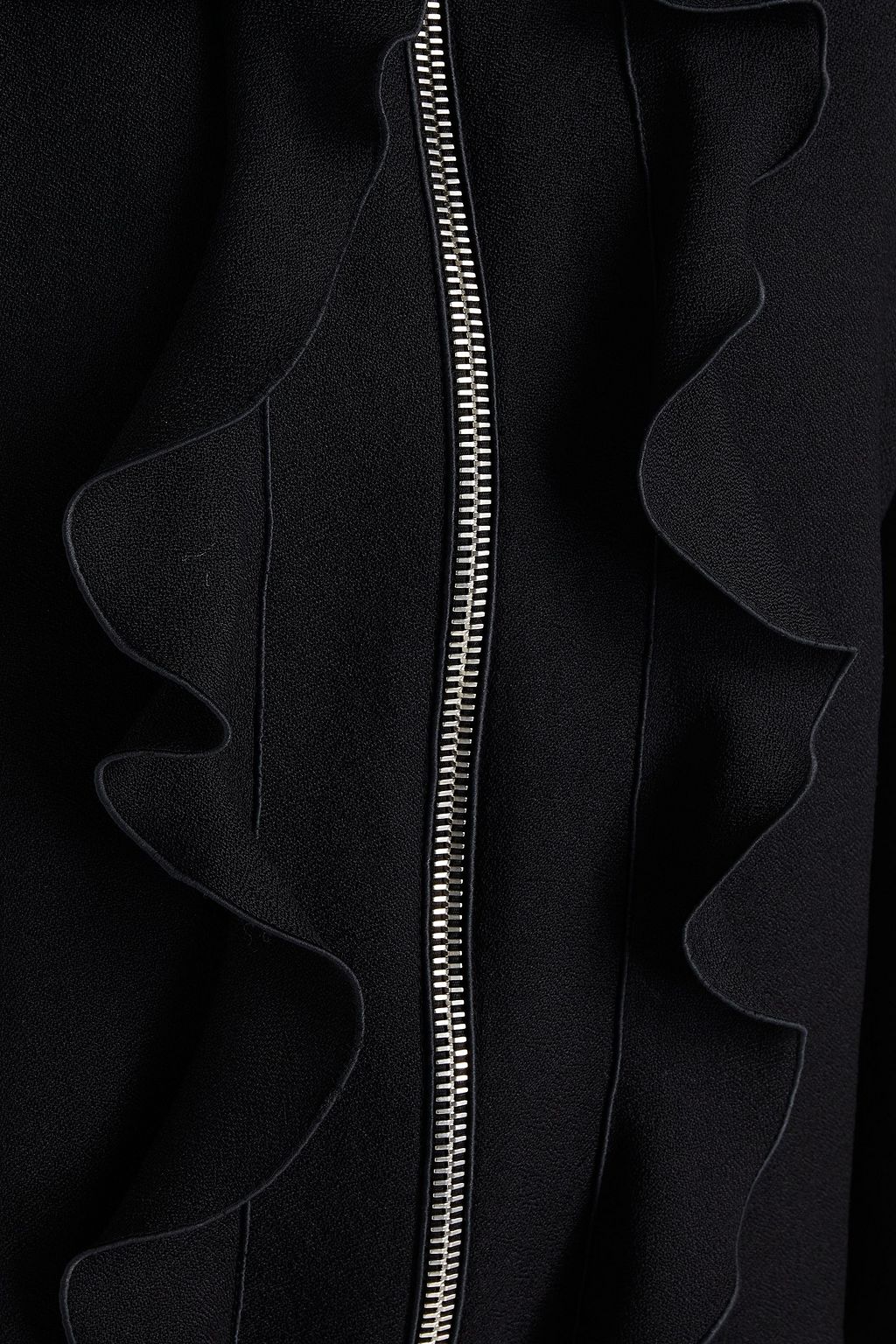 GIAMBATTISTA VALLI Ruffled wool-crepe jacket