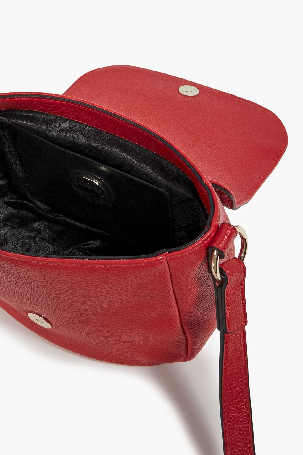 LOVE MOSCHINO Faux pebbled-leather shoulder bag