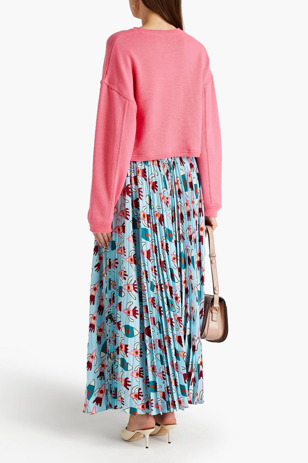 VALENTINO GARAVANI Cropped cashmere sweater