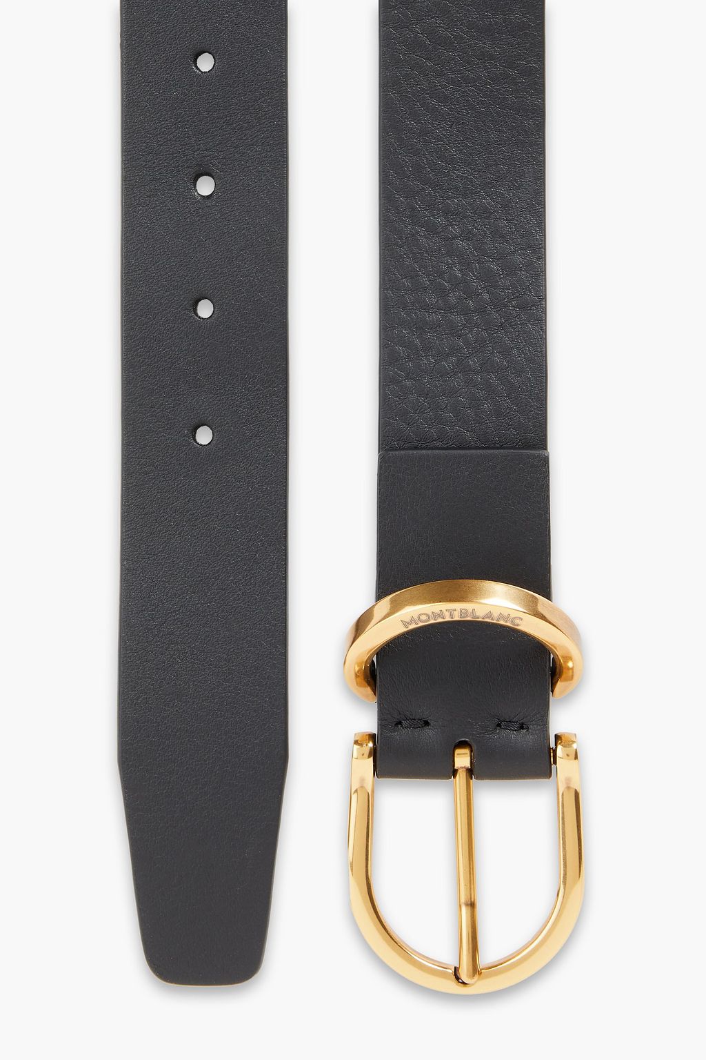 MONTBLANC Pebbled-leather belt
