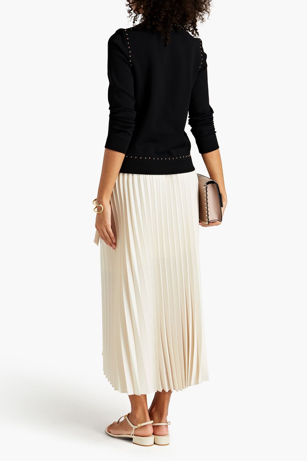 VALENTINO GARAVANI Embellished knitted sweater