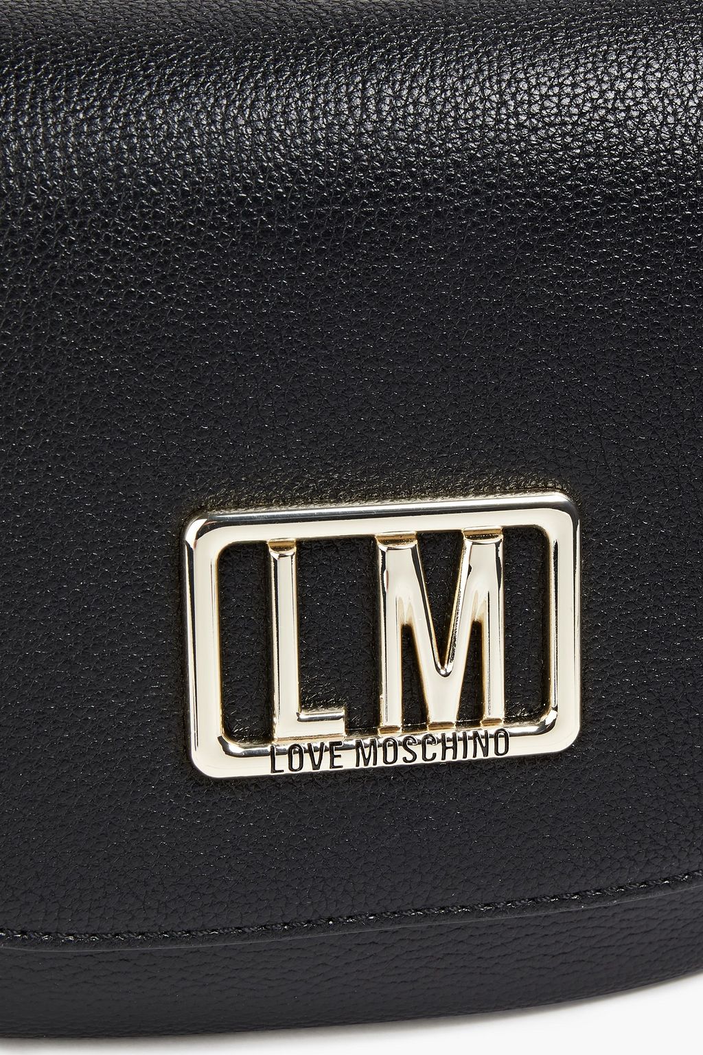 LOVE MOSCHINO Faux pebbled-leather shoulder bag