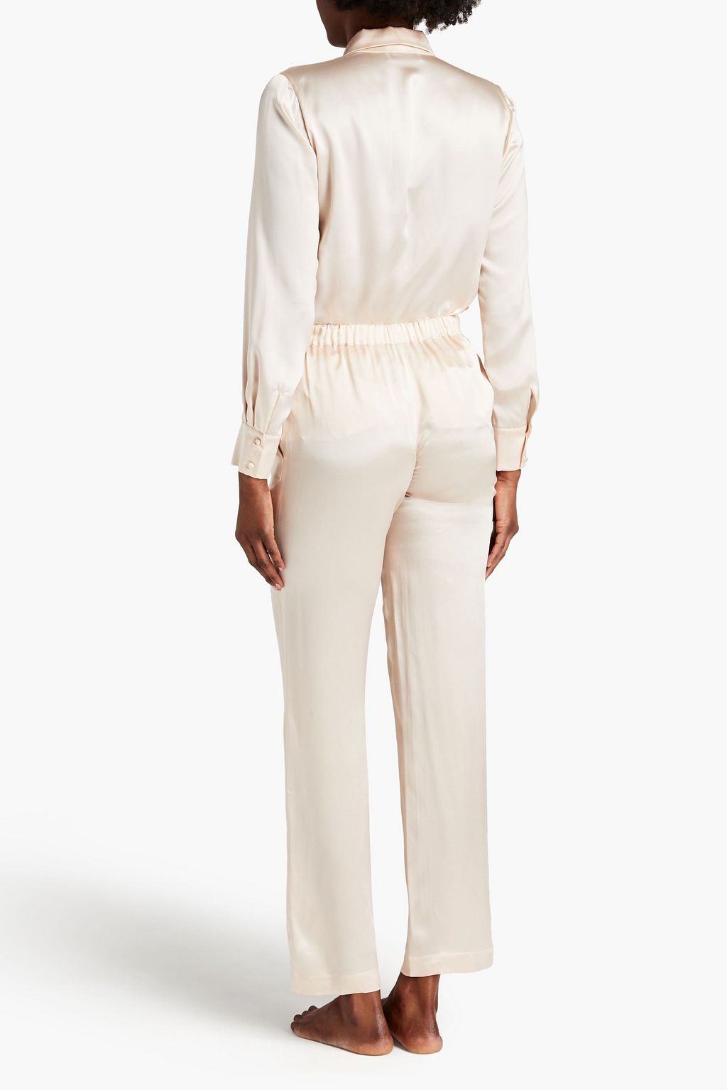 CARINE GILSON Silk-satin pajama pants