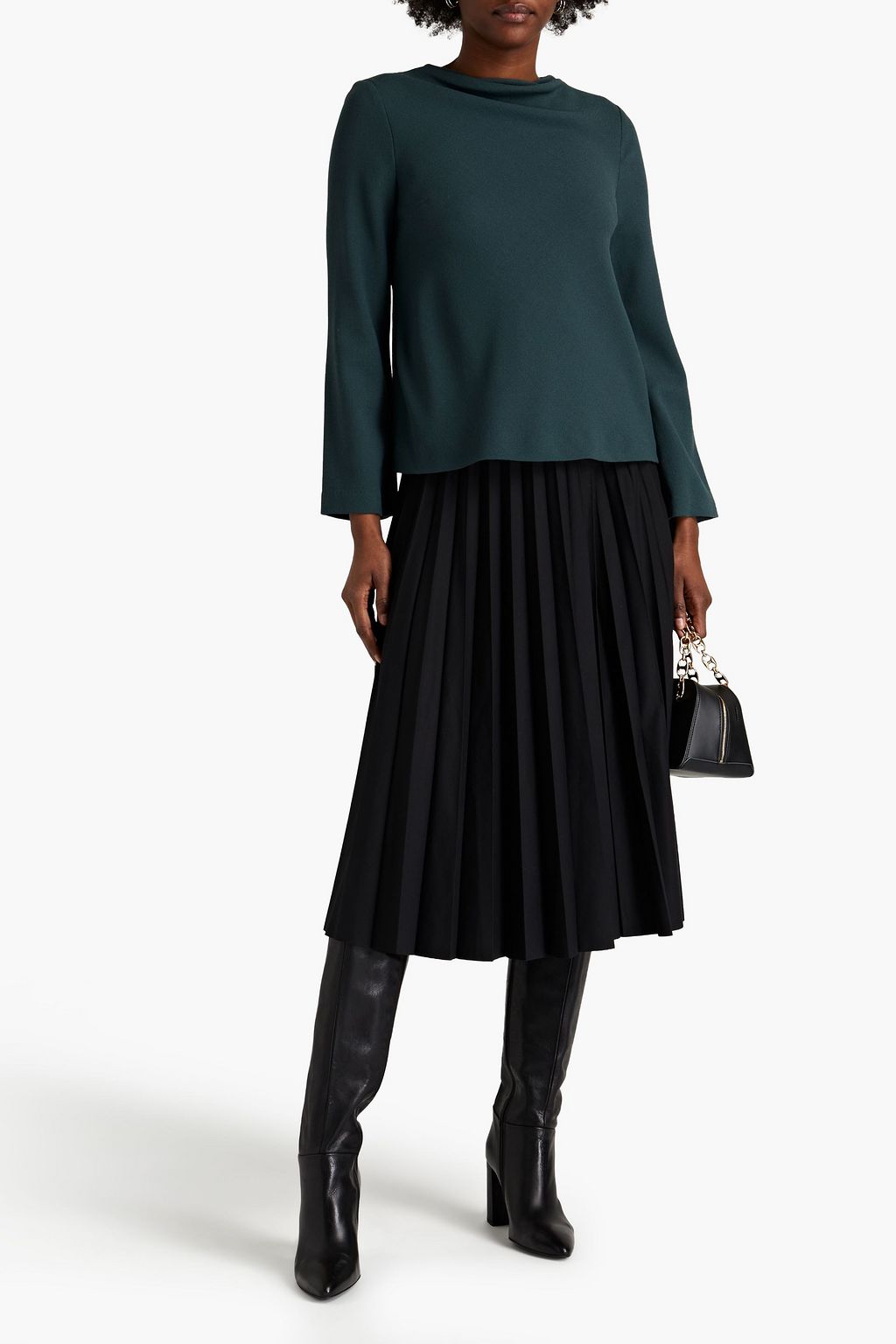 GOAT Lowry wool-crepe blouse