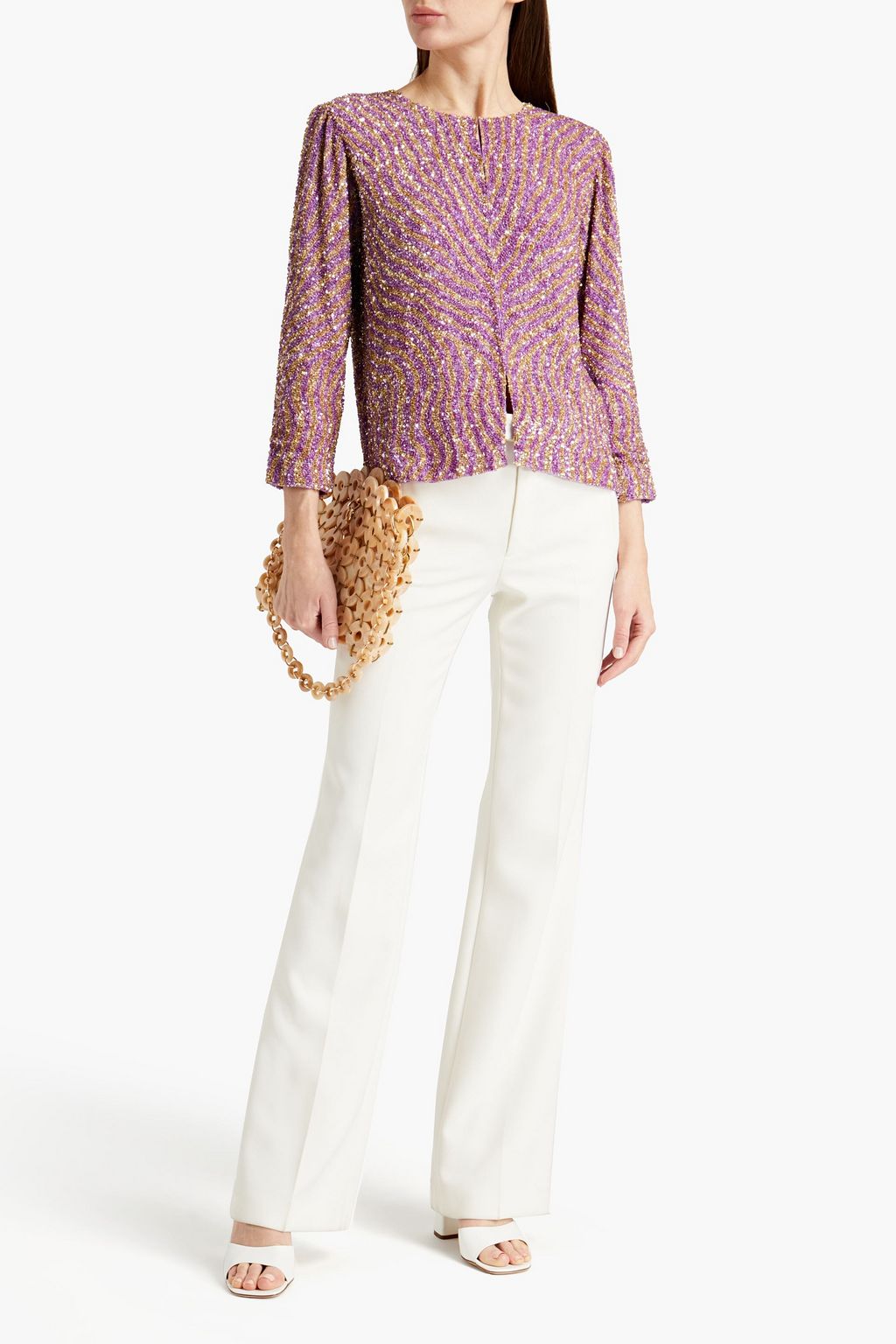 ANTIK BATIK Jeanne embellished tulle jacket