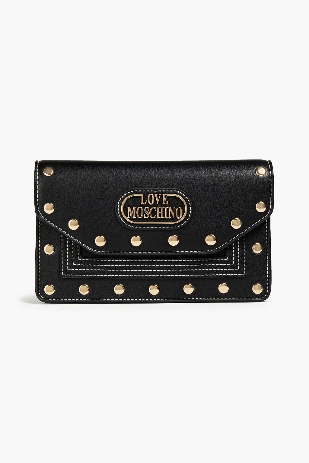 LOVE MOSCHINO Studded faux leather shoulder bag