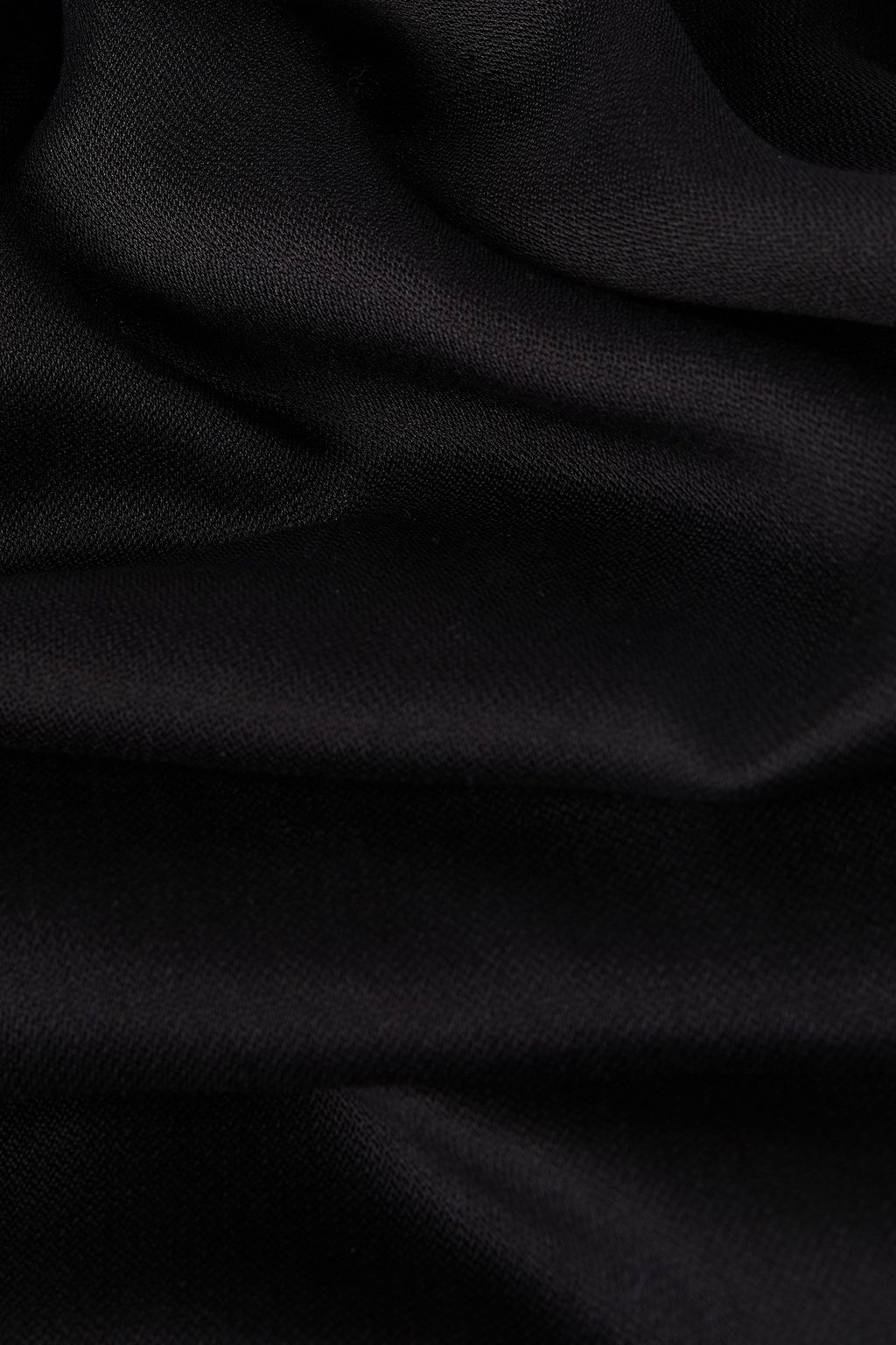 VALENTINO GARAVANI Embellished frayed silk-gauze scarf