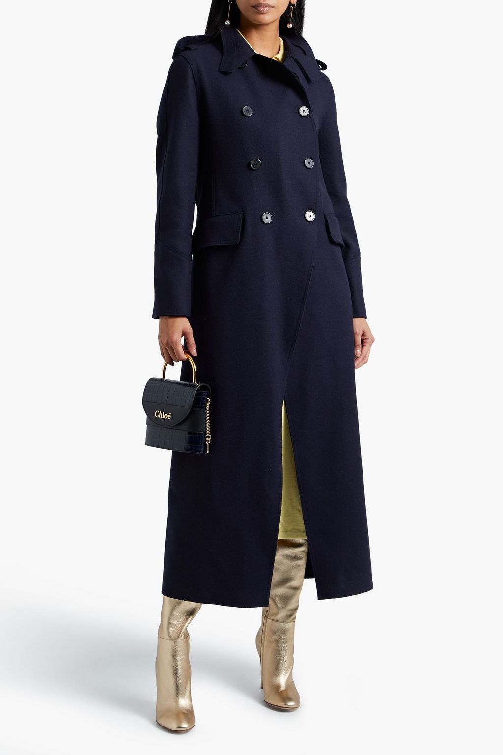VALENTINO GARAVANI Double-breasted wool-felt coat