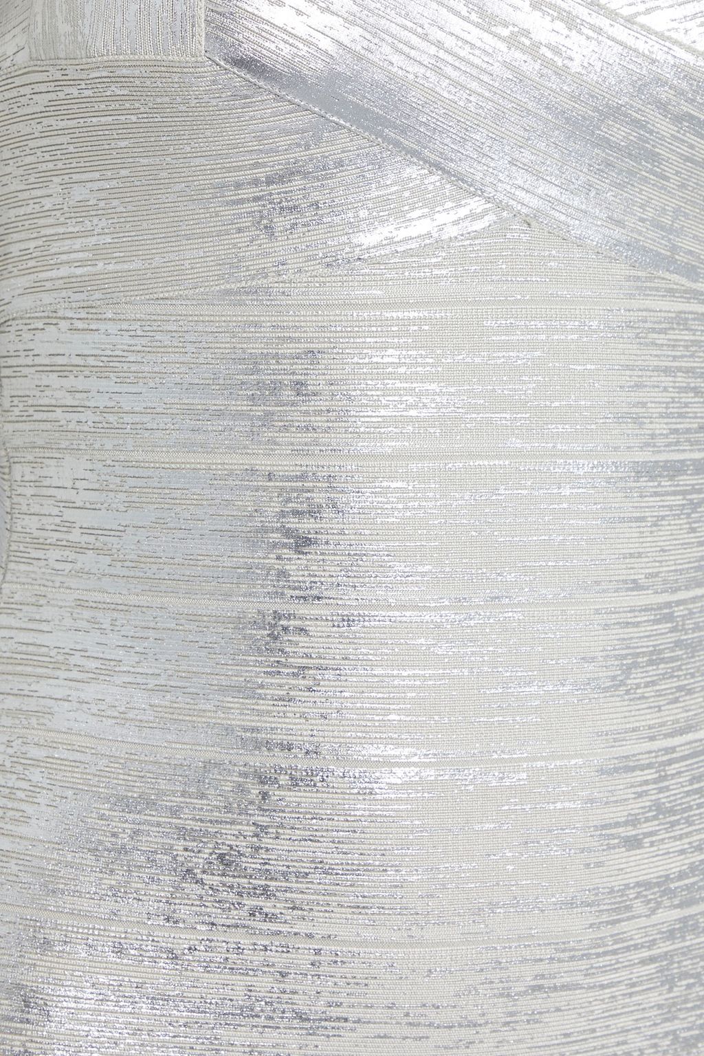 HERVÉ LÉGER Metallic bandage mini dress