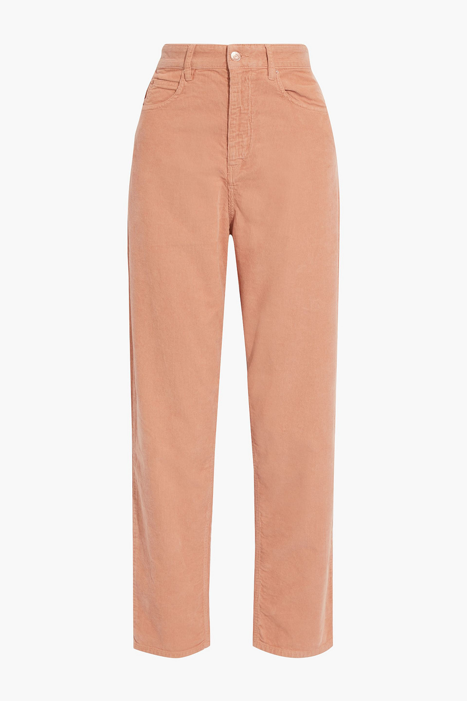 Isabel Marant Étoile High-waisted Straight-leg Jeans In Peach