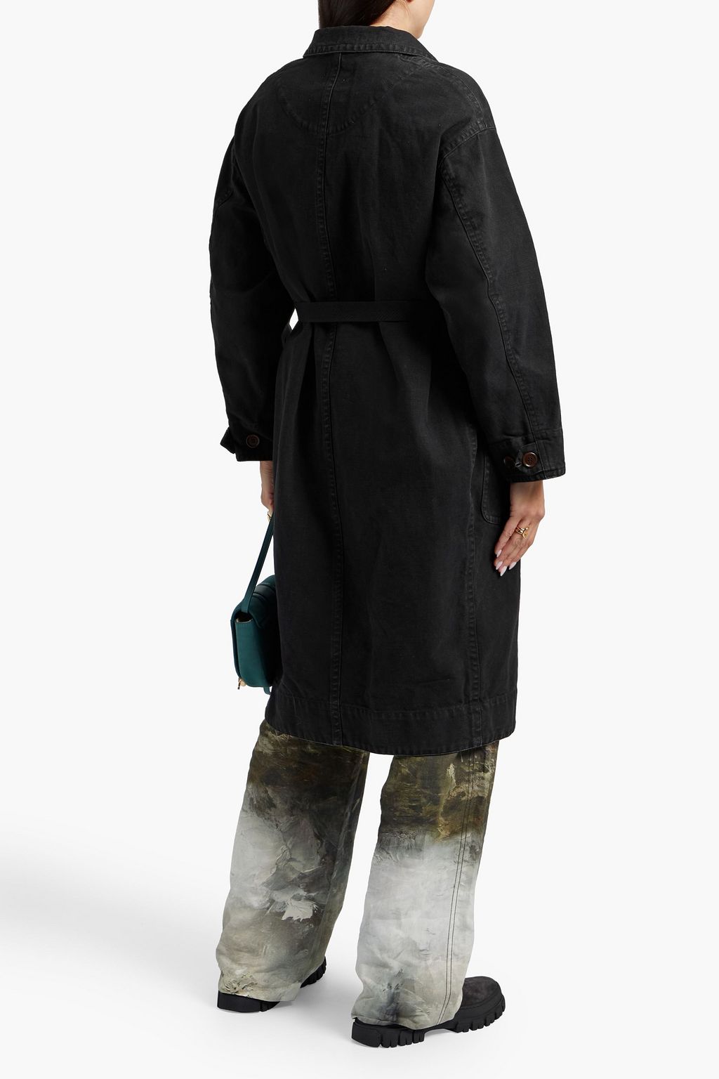 MARANT ÉTOILE Laurel belted cotton-canvas trench coat