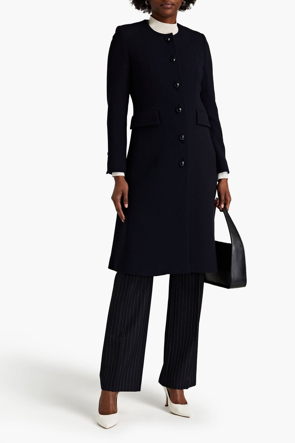 GOAT Hampton wool-crepe coat