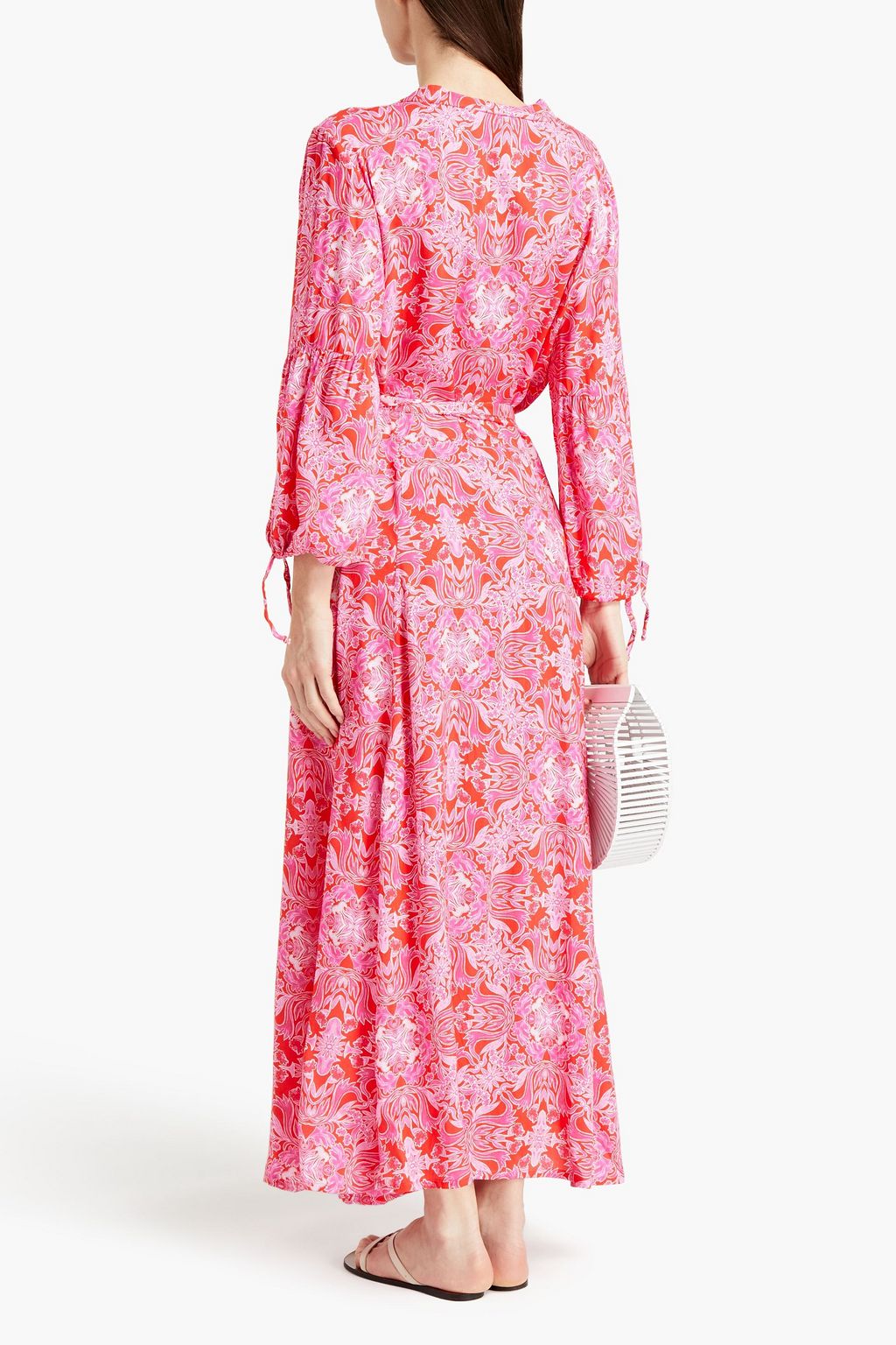 MELISSA ODABASH Gabby printed voile kaftan
