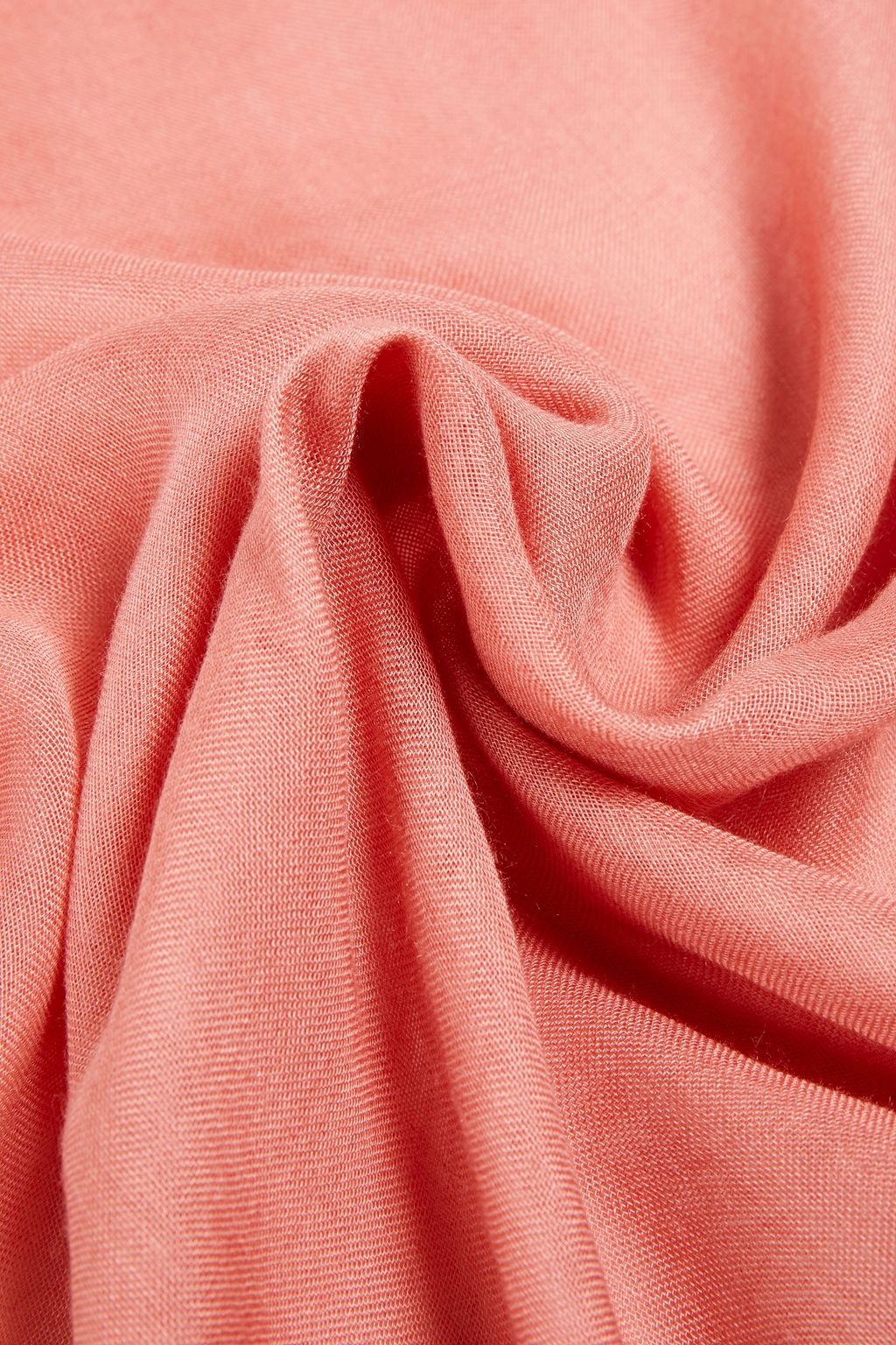 VALENTINO GARAVANI Lace-trimmed modal and cashmere-blend gauze scarf