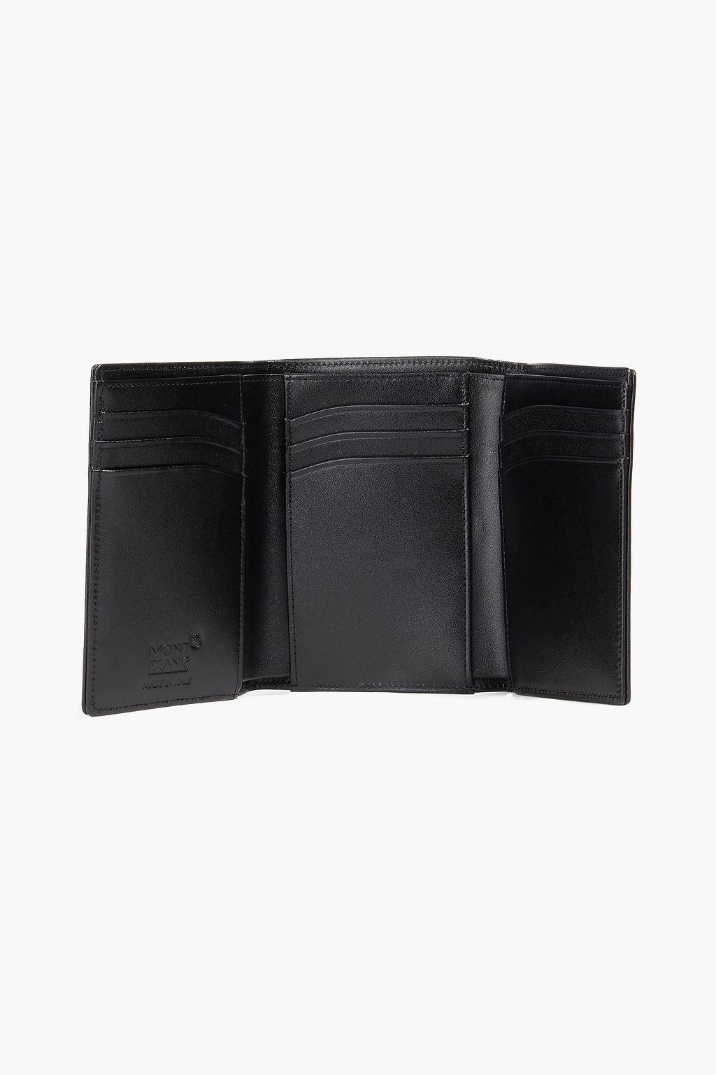 MONTBLANC Logo-appliquéd leather wallet