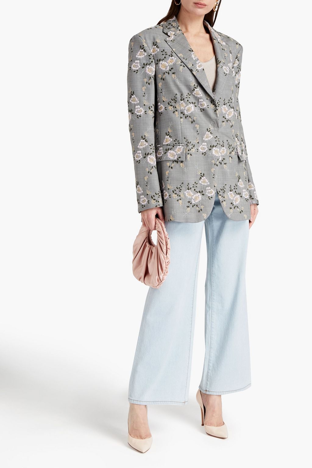GIAMBATTISTA VALLI Embroidered wool blazer