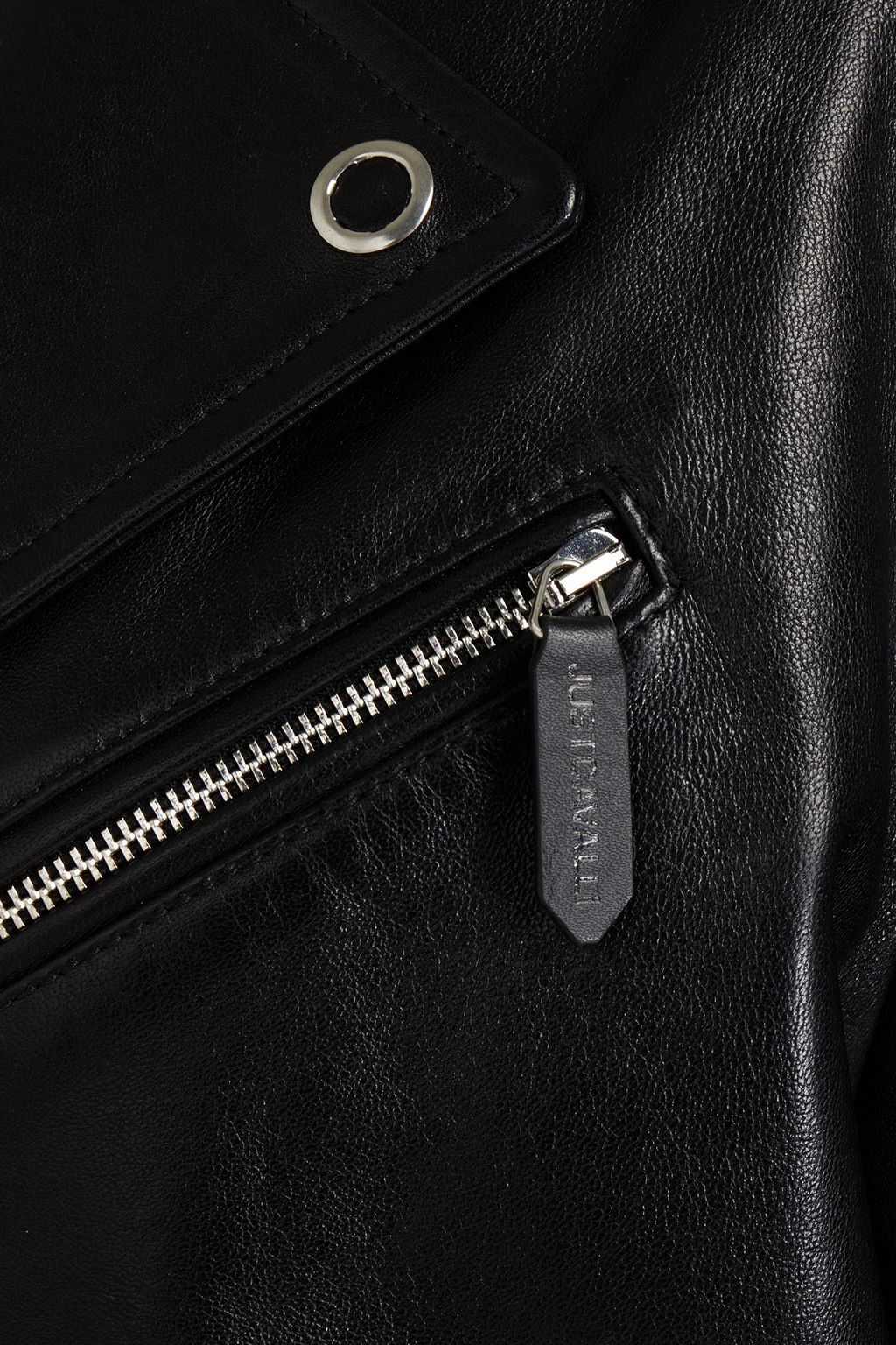 JUST CAVALLI Leather biker jacket