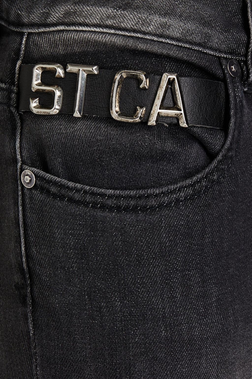 JUST CAVALLI Appliquéd mid-rise skinny jeans