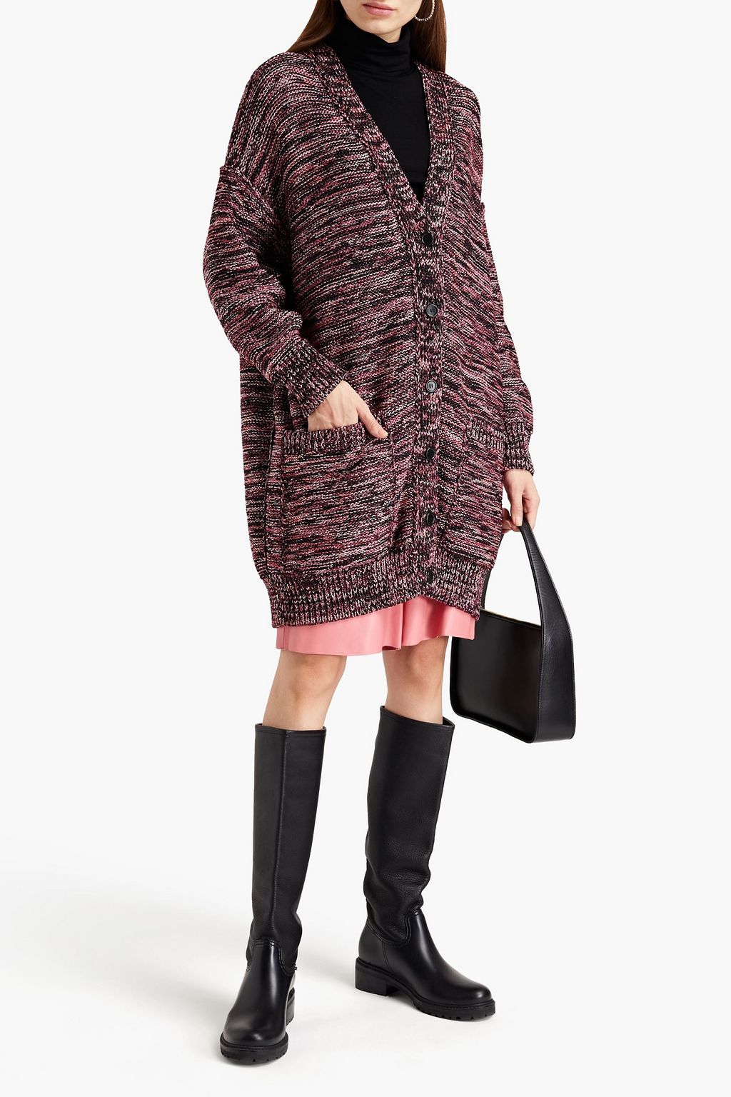M MISSONI Oversized metallic knitted cardigan