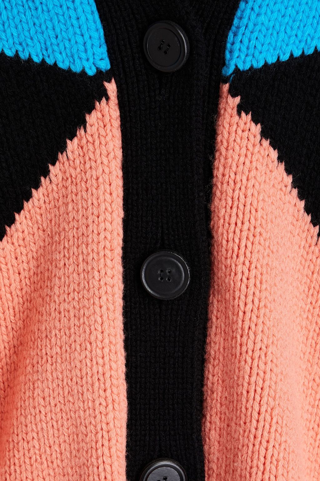 M MISSONI Metallic-trimmed wool cardigan