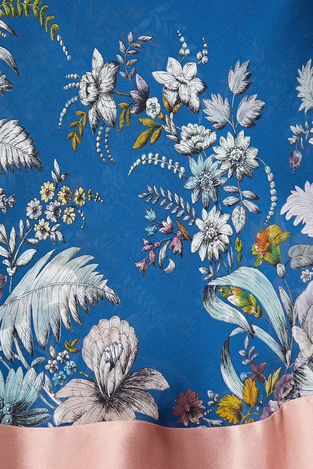 CARINE GILSON Floral-print silk-satin chemise