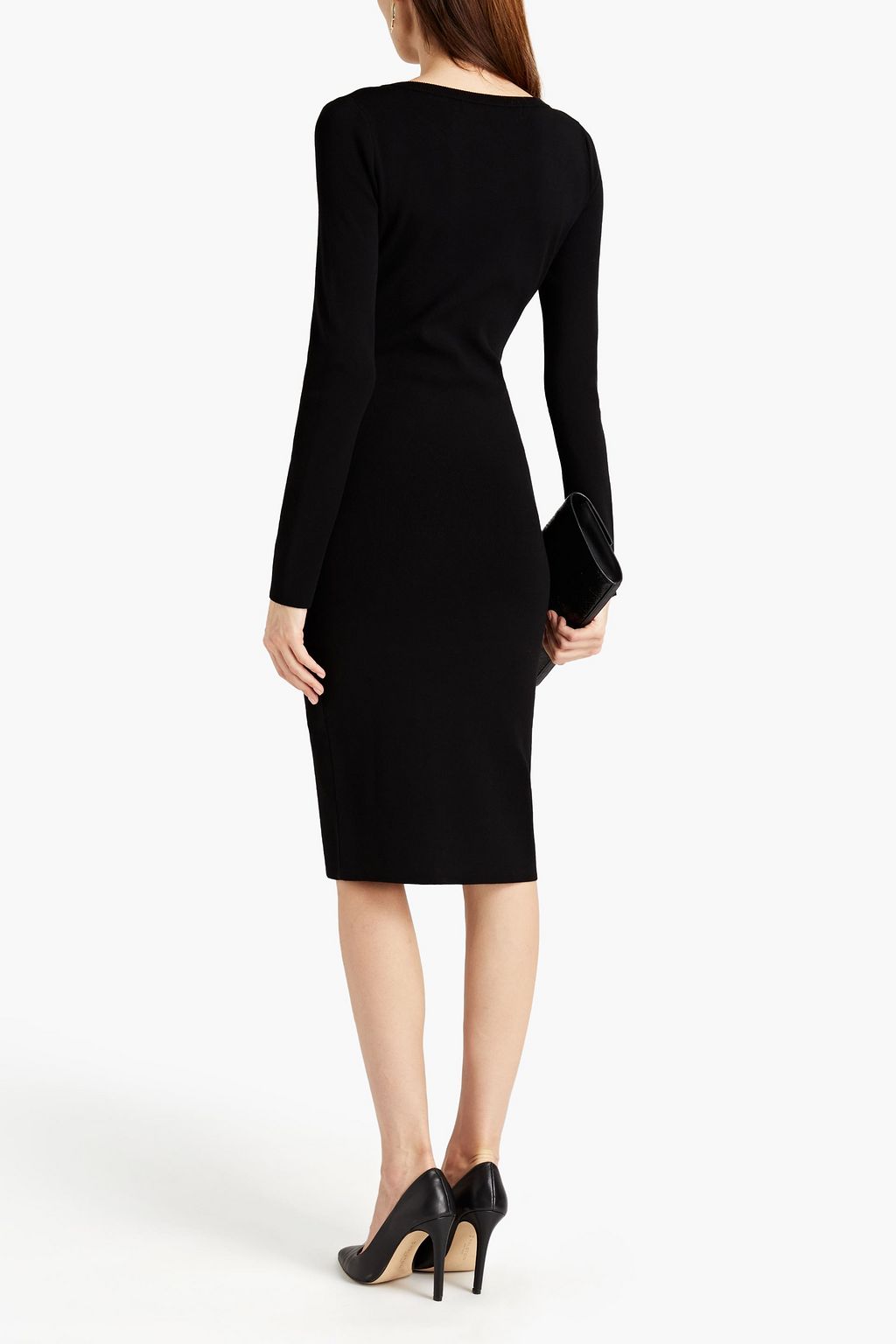 JUST CAVALLI Cutout knitted dress