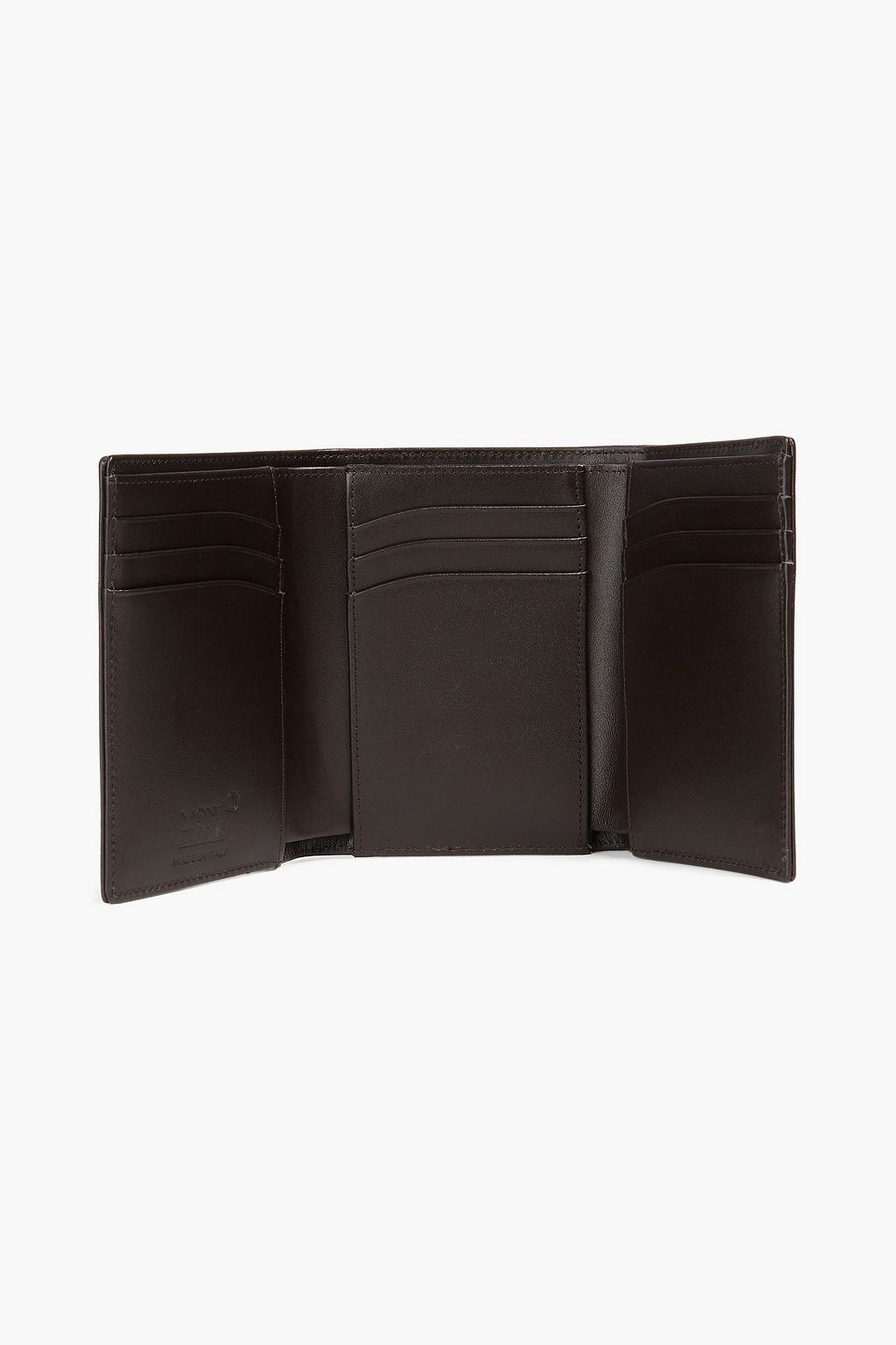 MONTBLANC Logo-appliquéd leather wallet