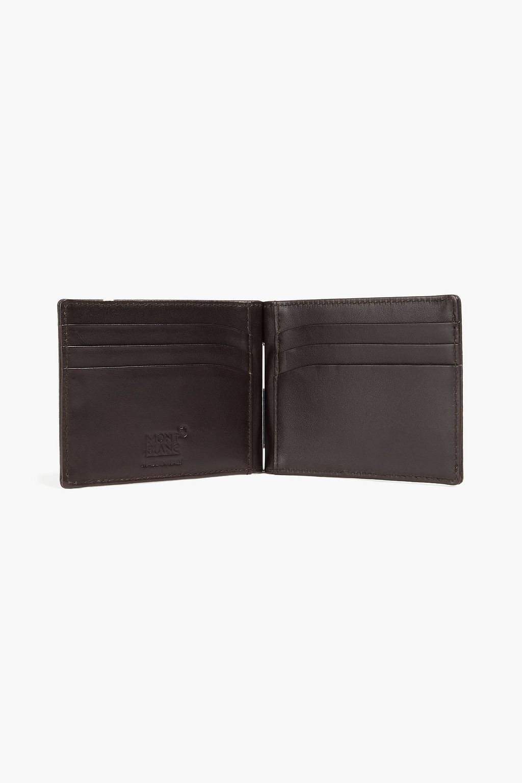 MONTBLANC Logo-appliquéd textured-leather wallet