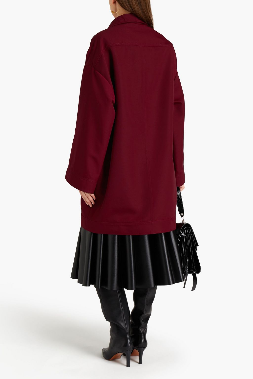 VALENTINO GARAVANI Oversized canvas coat