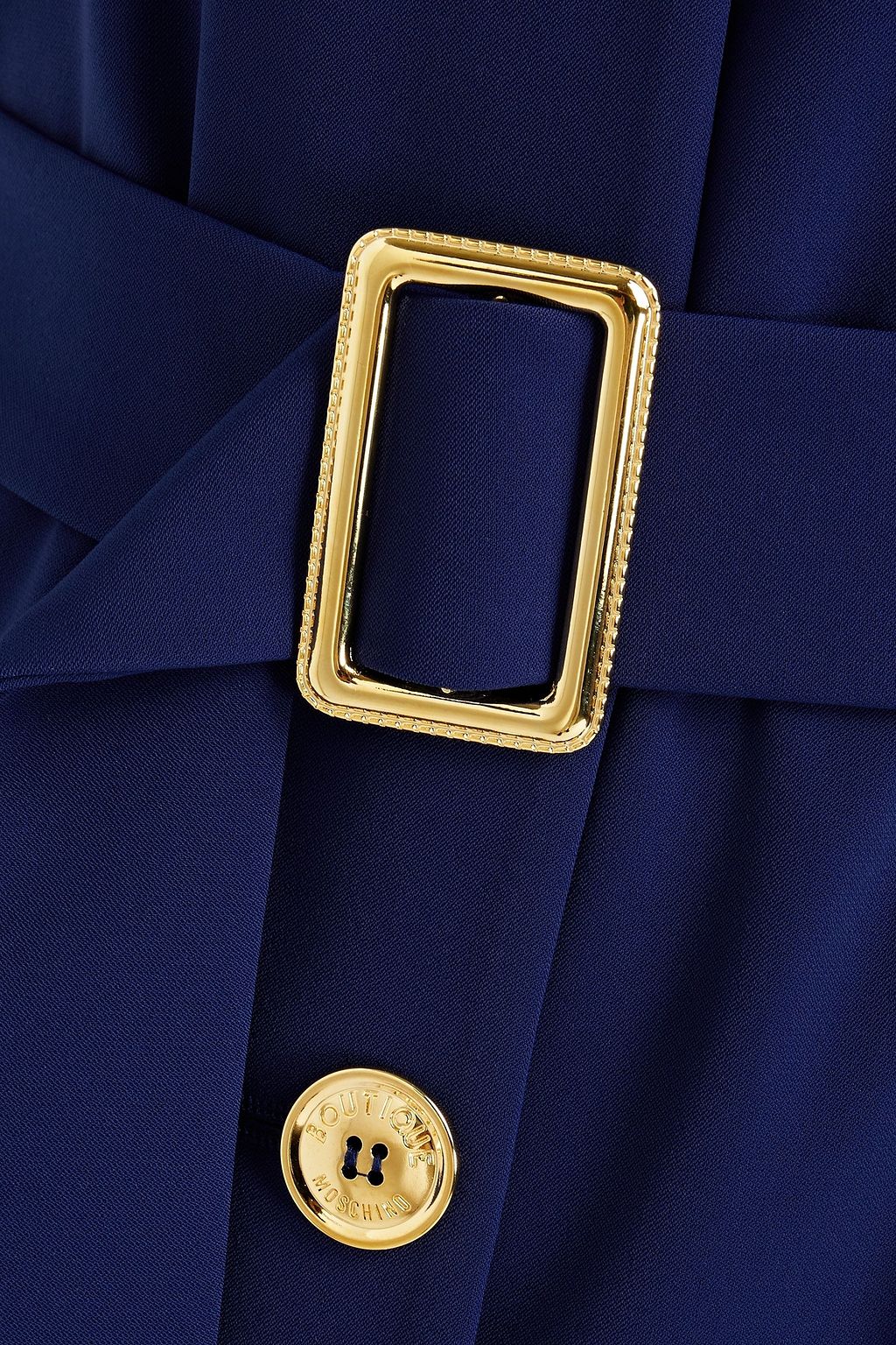 BOUTIQUE MOSCHINO فستان من قماش كادي مزوّد بحزام