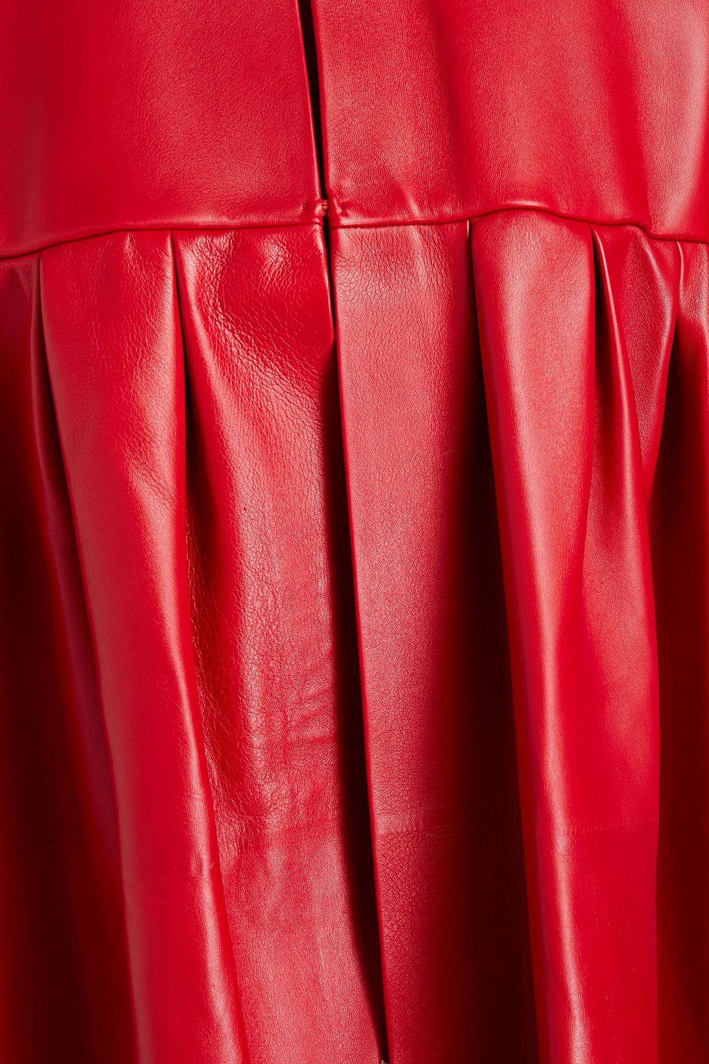 VALENTINO GARAVANI Pleated leather jacket