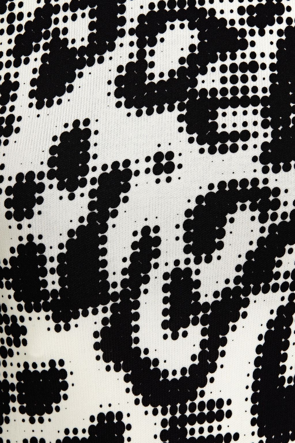 JUST CAVALLI Printed stretch-crepe mini dress
