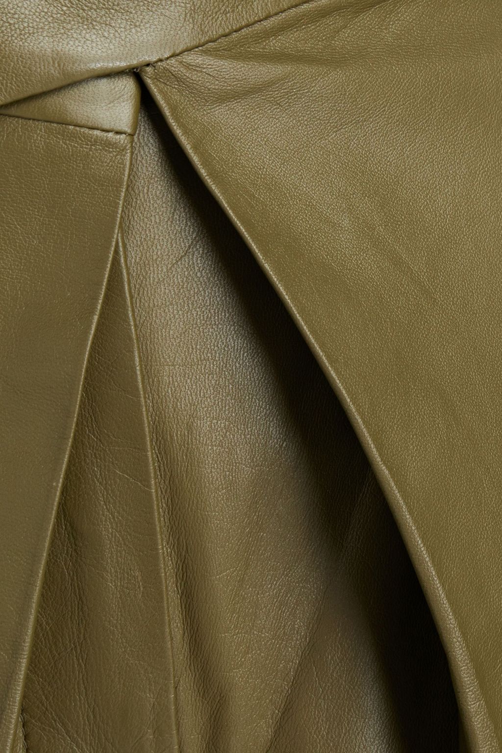 VALENTINO GARAVANI Leather tapered pants