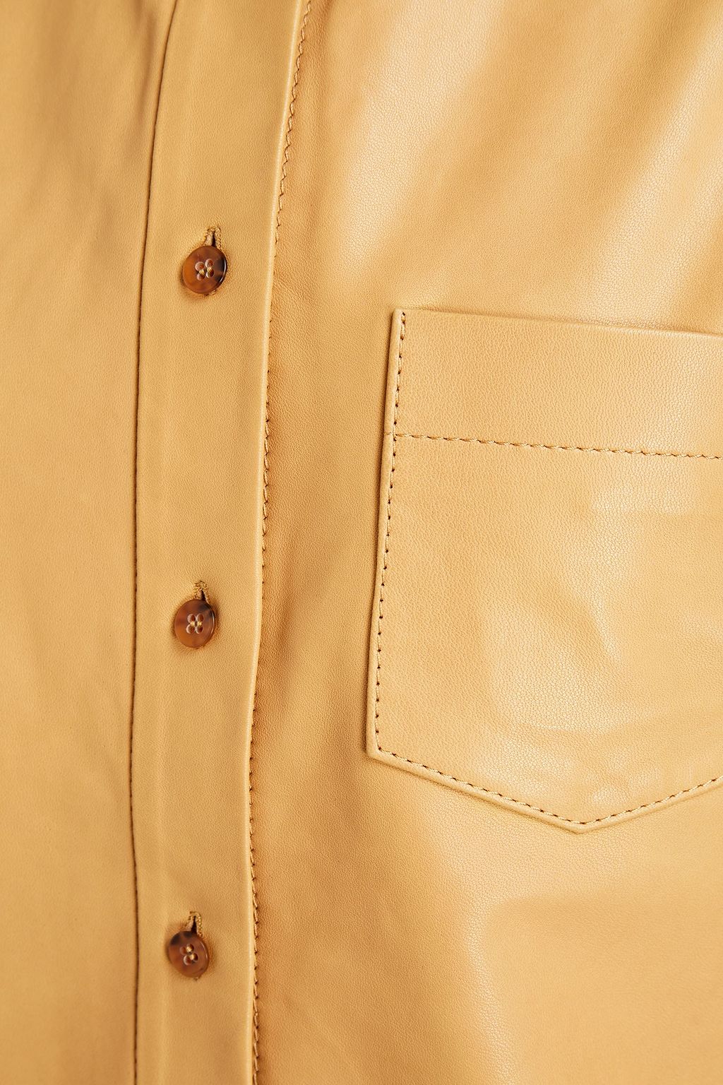 FRAME Leather shirt